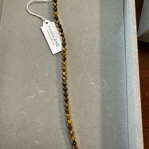 Park Lane Brown and Gold Beaded Bracelet
